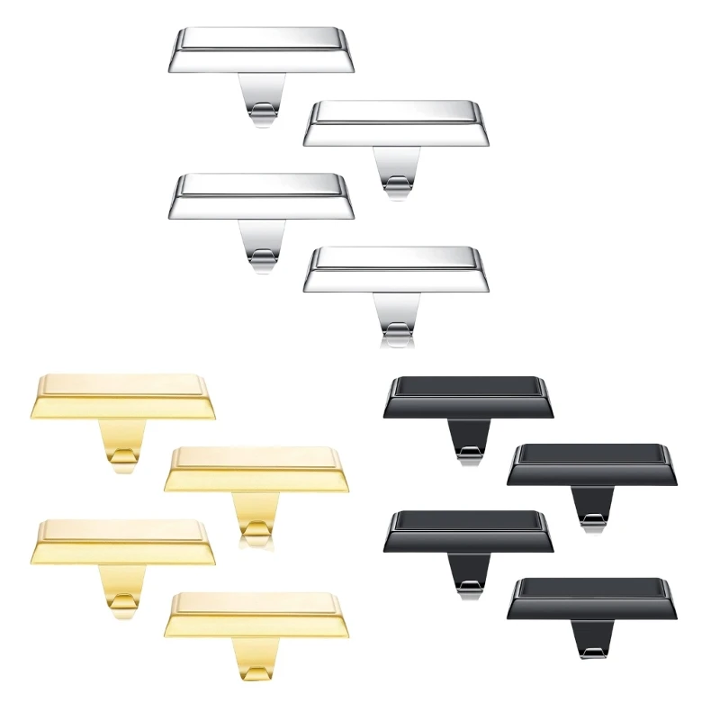 

Набор из 4 практичных рождественских держателей для чулок с крючками для праздничного украшения каминной полки