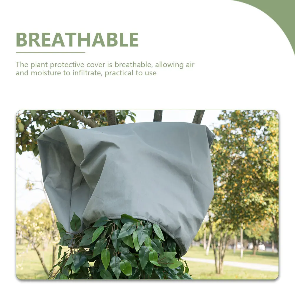 

Winter Shrub Cover Non-Woven Durable Frost Proof Plant Protection Bag Drawstring Garden Cover Plant Protection Bag