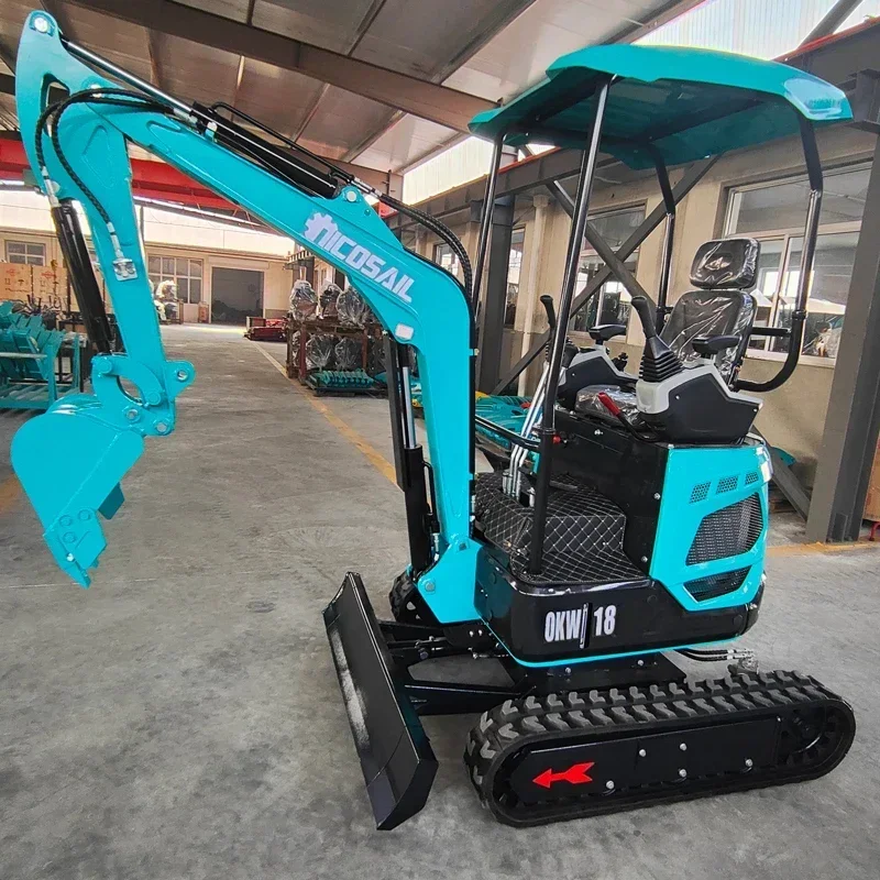 1800kg Customized Machinery Factory Sale Hydraulic Mini Excavator Small Digger 1.8ton Kubota Excavator Competitive Price Factory