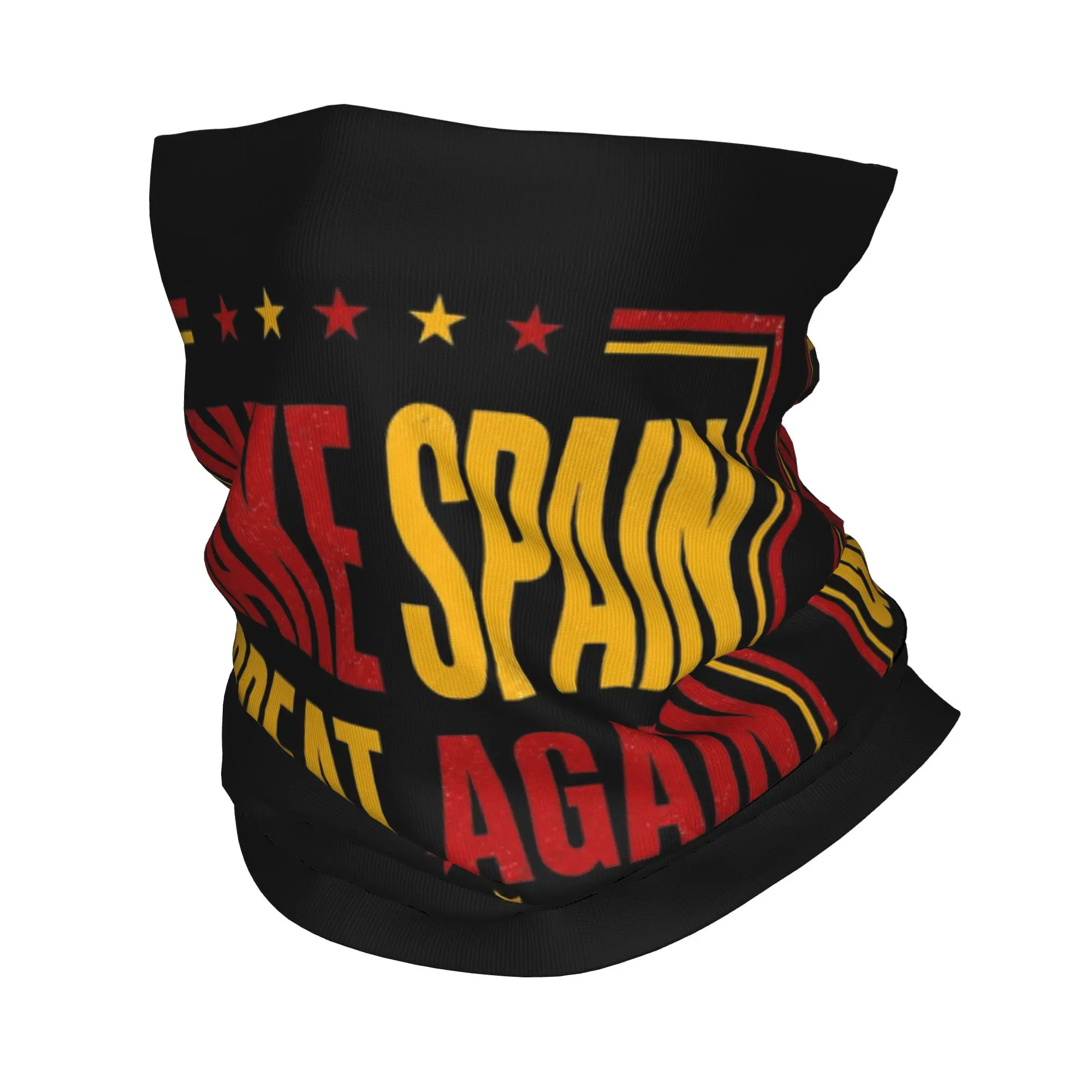 Make Spain Great Again Spanish Pride Bandana Neck Gaiter Printed Espana Balaclavas Face Scarf Multi-use Headwear Cycling Adult