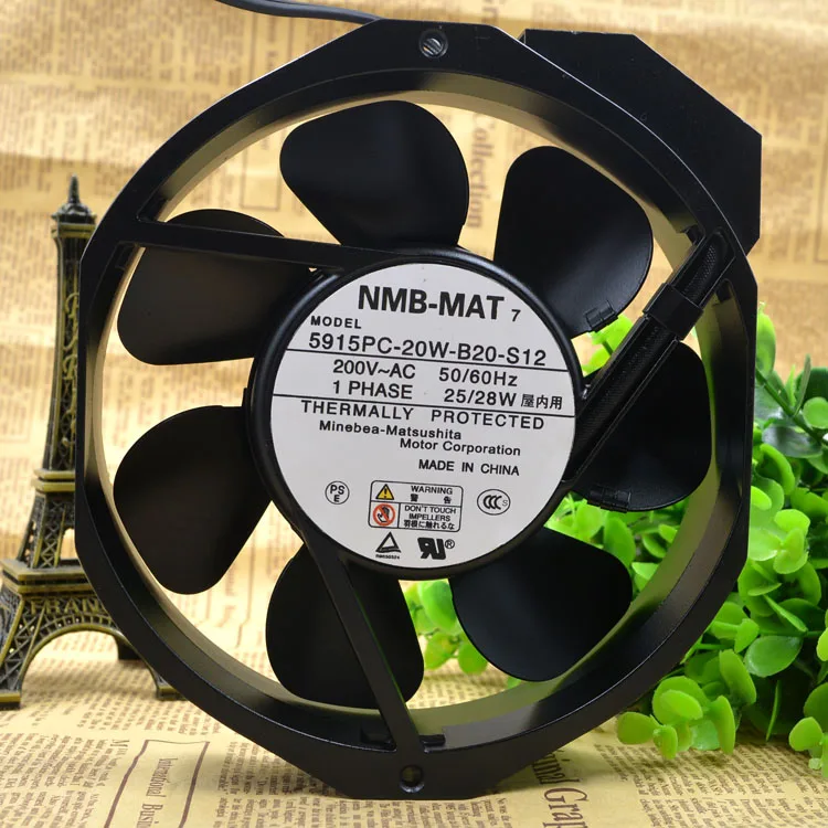 NEW ORIGINAL 5915PC-20W-B20-S12 200V 17238 172*38 mm COOLING FAN