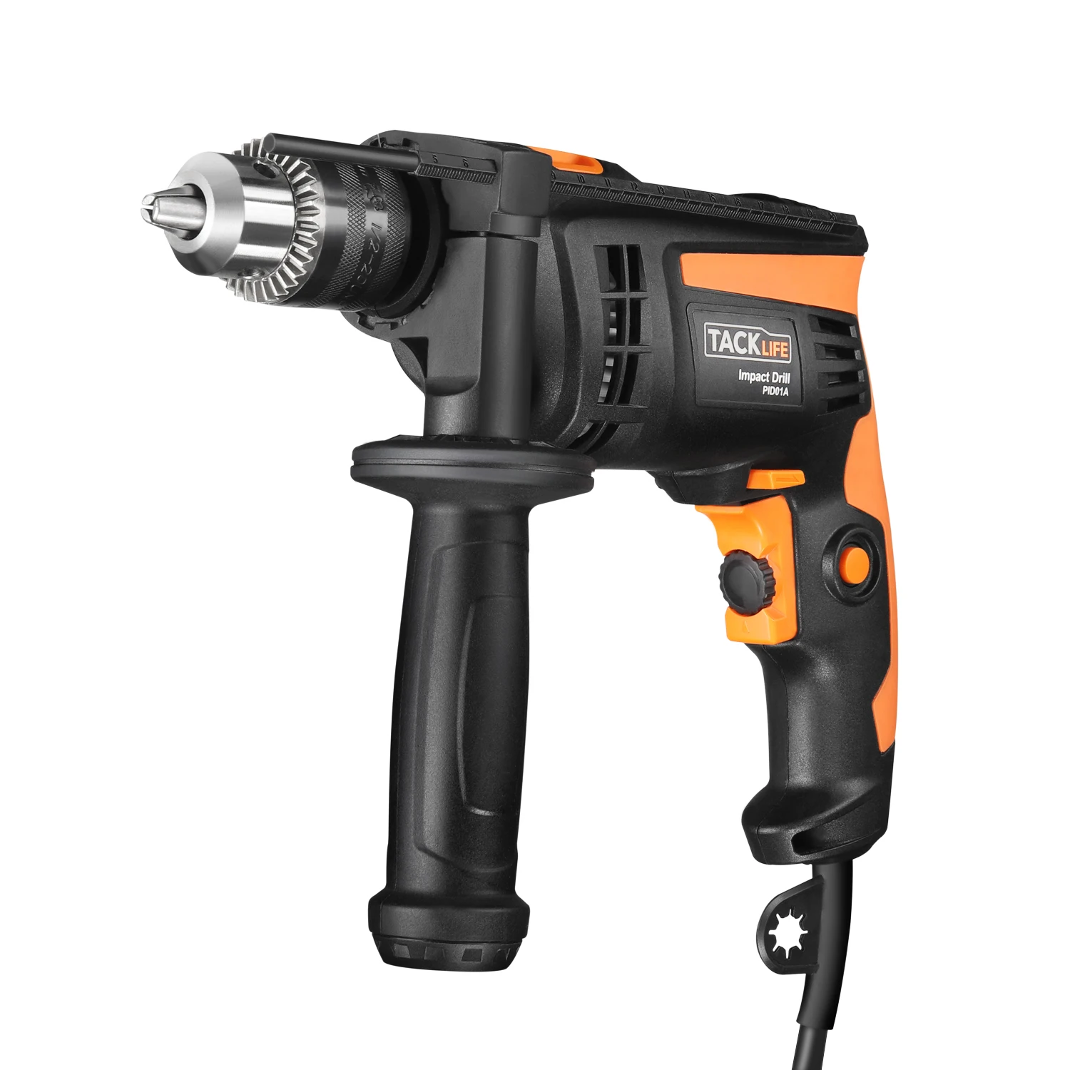 DOVAMAN 850W Electric Hammer Drill, 0–3000RPM Variable Speed, 13mm Metal Chuck,for Concrete, Steel & Wood