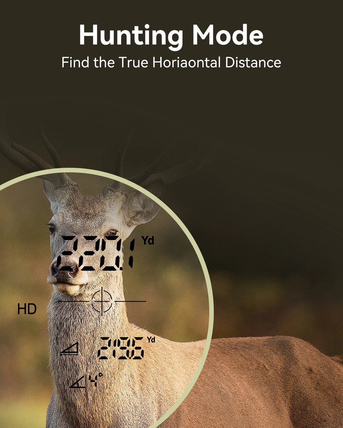 MiLESEEY PF2H เครื่องวัดระยะทางอัจฉริยะ Range Finder เลเซอร์กล้องโทรทรรศน์เดียว Rangefinder สําหรับล่าสัตว์