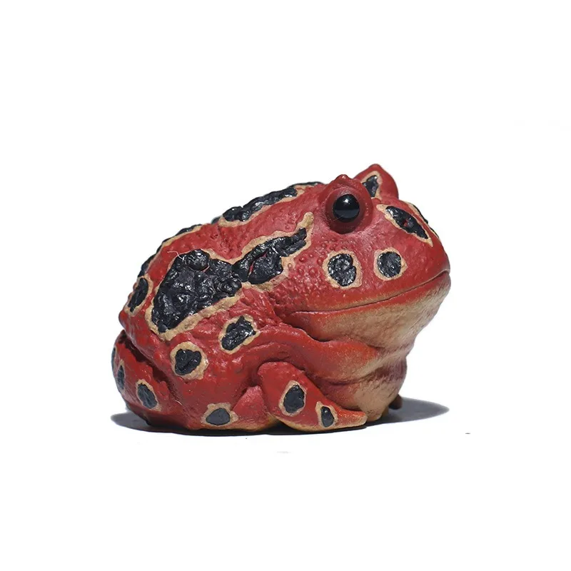 

Yixing Purple Clay Jinchan Zhaocai Tea Pet Creative Toad Tea Play Can Raise Little Frog Puer Tieguanyin Tea Set Small Decoration