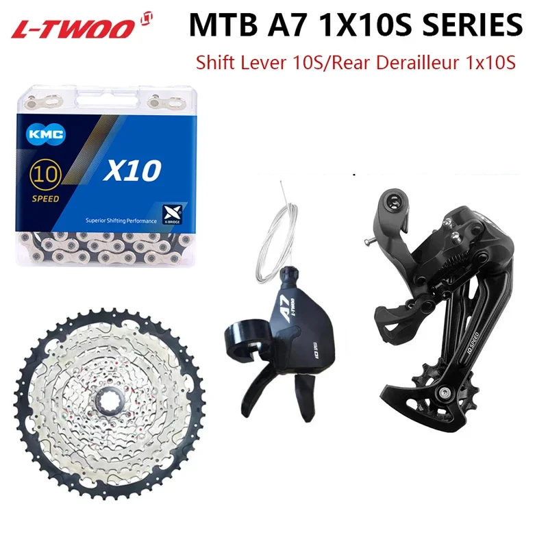 LTWOO A7 1X10 Derailleurs Shift Trigger Rear Derailleur Switches Compatible SRAM M5100 SUNSHINE 36/40/42/46/50T A7 10V Groupset