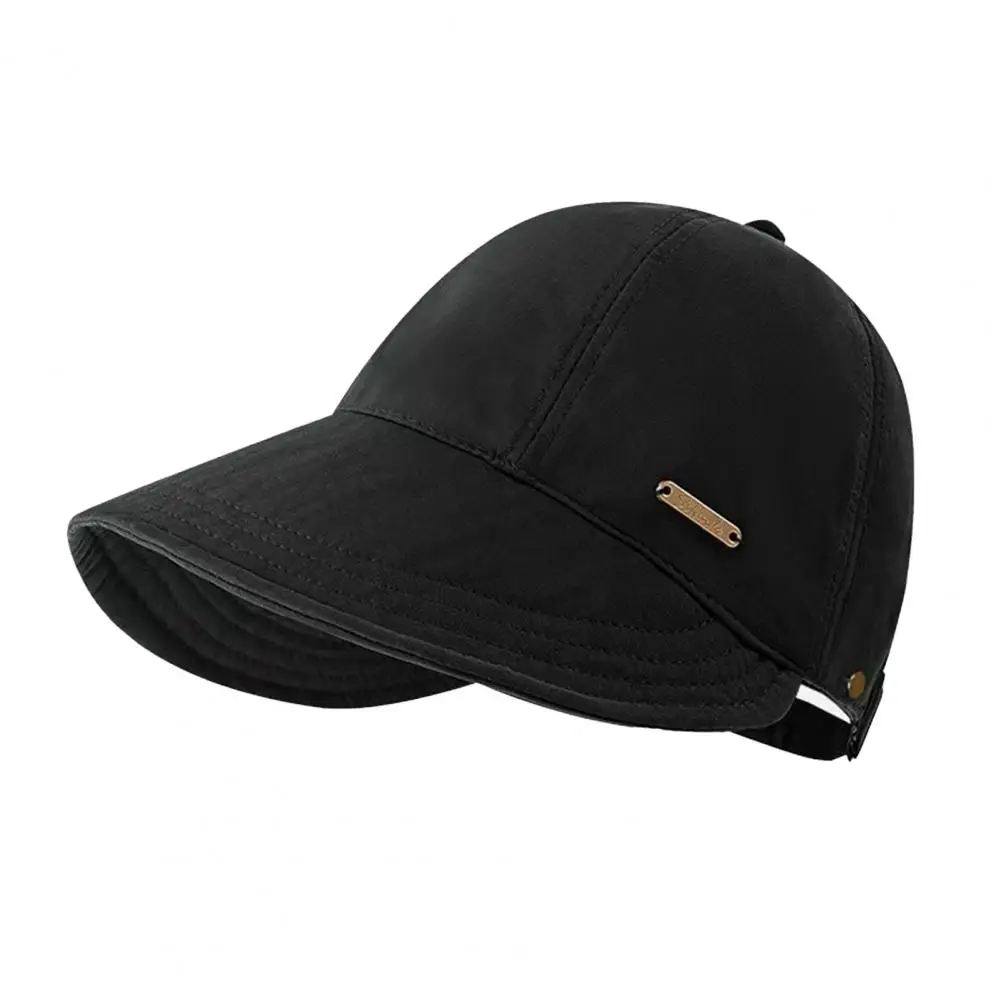 لصيد الأسماك والمشي لمسافات طويلة النساء قبعات للحماية من الشمس بلون واسعة حافة الأشعة فوق البنفسجية حماية قبعة بواقٍ للشمس الصيف الشاطئ قابل للتعديل ذيل حصان قبعة قابلة للتعبئة