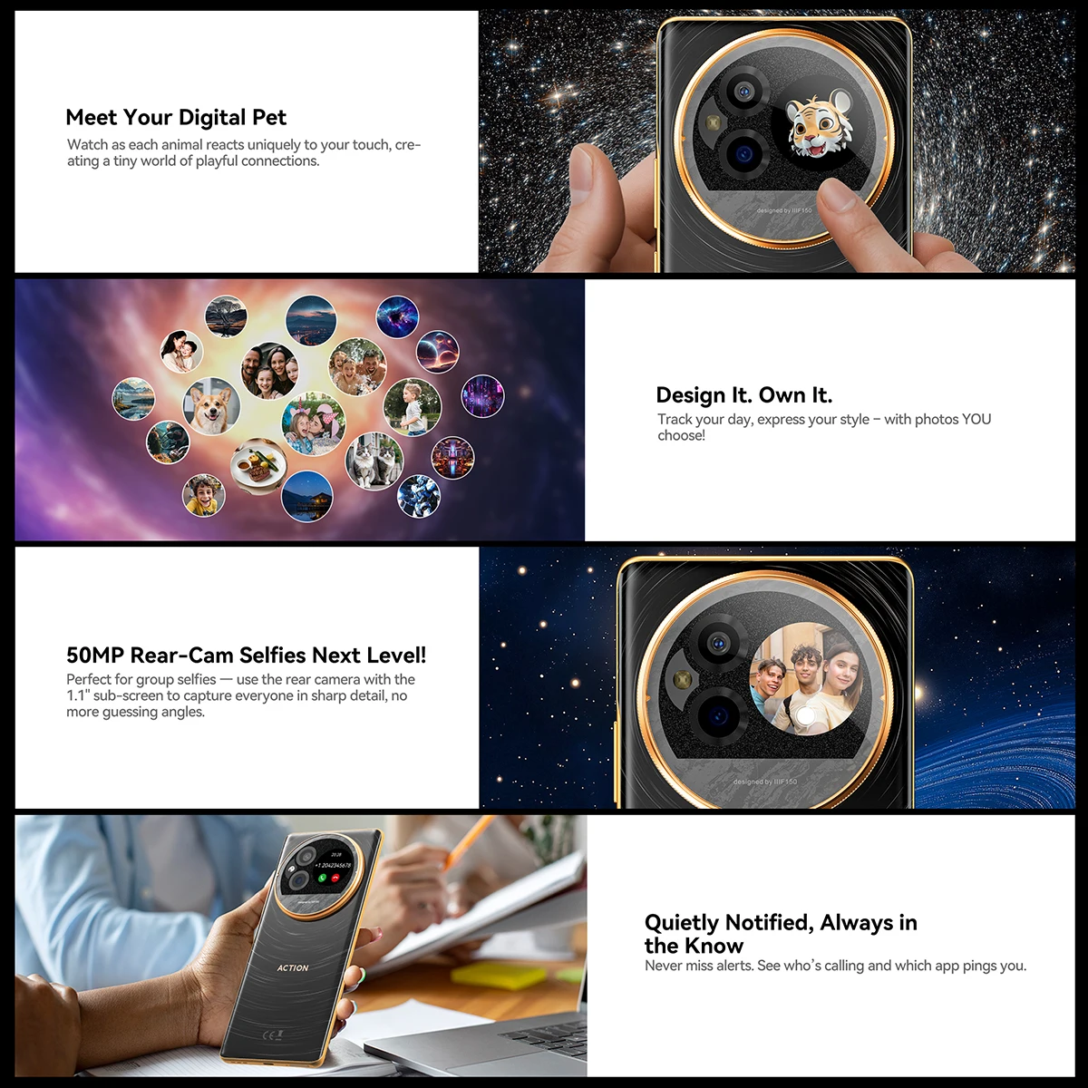 [World Premiere] IIIF150 Action 15 Pro Smartphone 6.78" AMOLED FHD+ 120Hz Screen MTK Helio G100 IP68 IP69K Waterproof 5100mAh