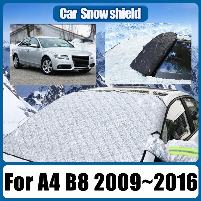 For Audi A4 B8 Accessories 8K 2009~2016 Automobile Car Snow Ices Shield Sunshield Covers Cold Heat Insulation Cars Accessories