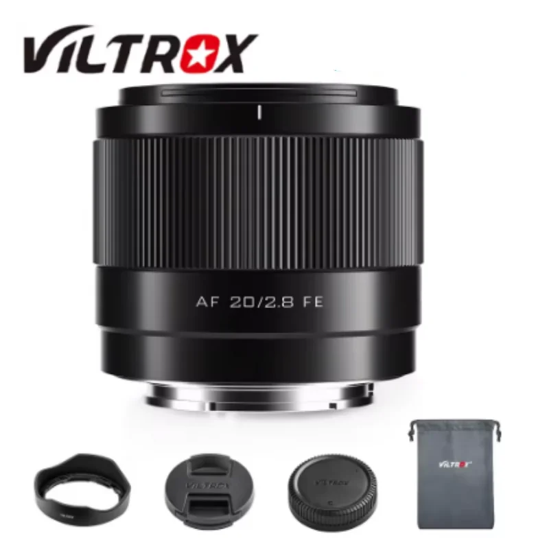 VILTROX 20mm F2.8 for Sony E-mount for Nikon Z-mount Camera Lens Full Frame Ultra Wide Angle Auto Focus Vlog Lens for A7C A6400