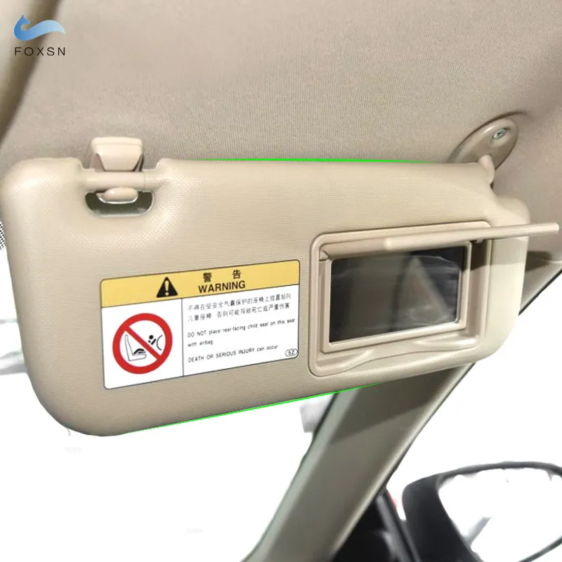 Visiera parasole interna sinistra/destra per auto parasole con specchio per il trucco per Toyota Corolla E160 E170 2014 2015 2016 2017
