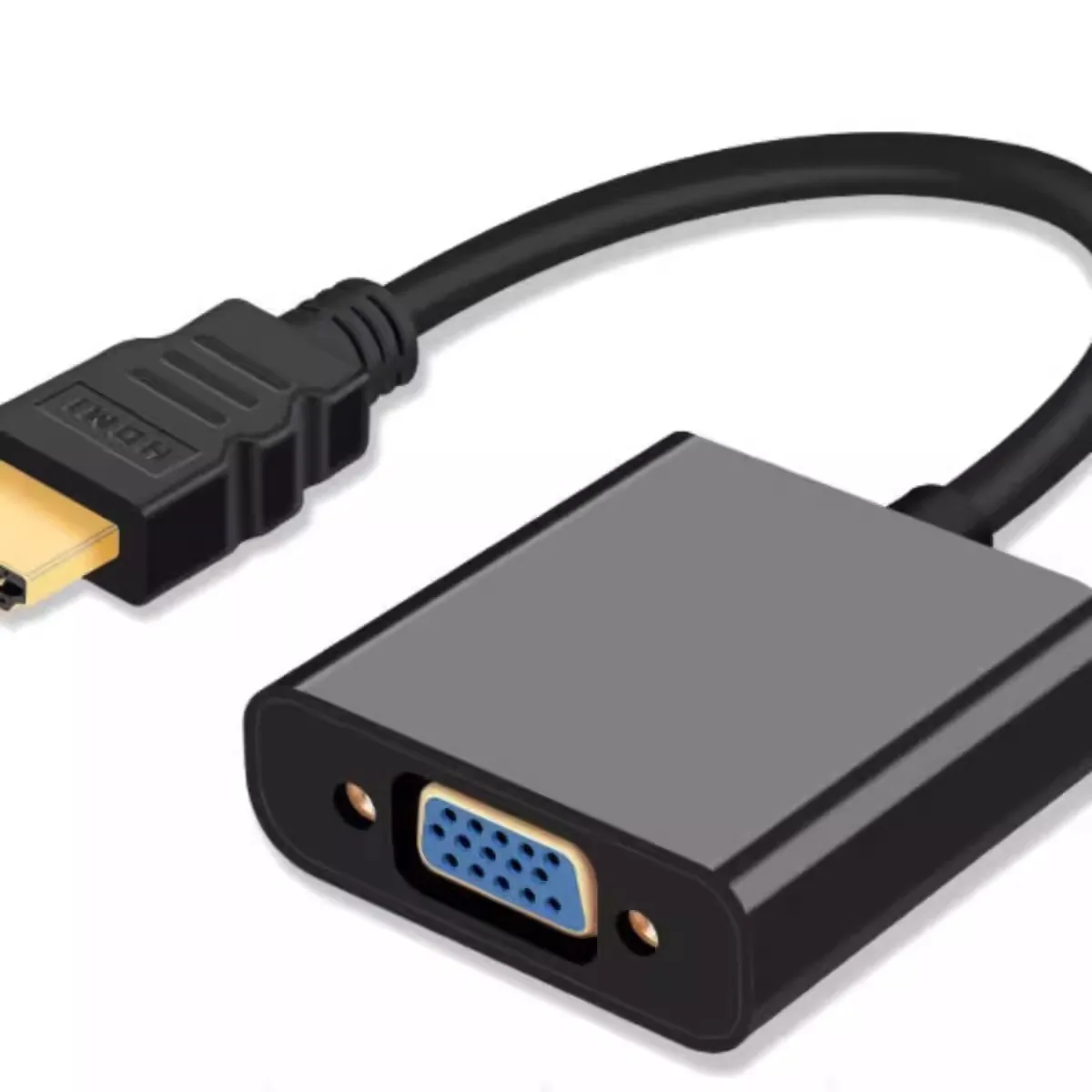 HDMI to VGA cable HDMI to VGA HD converter hdmi to VGA cable with audio adapter 480i/576i/480p/576p/720p/1080i/1080p