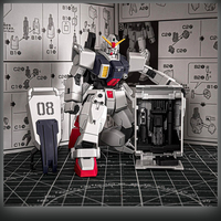 In Stock New KUKU Model KK 1/144 HG RX-79G Ground Type Assembly Model Kit Action Figure Robot Plastic Model Kits Customized