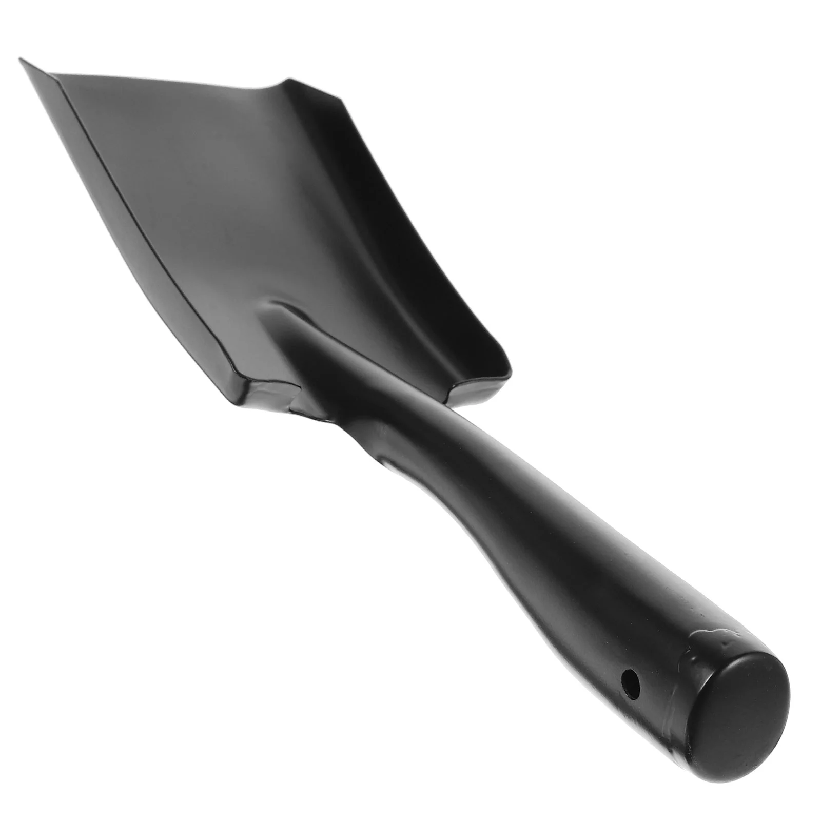 Garden Coal Ice Snow Farm Scoop Small Metal Replacement Fireplace Black Manganese Steel Rust Resistant Portable