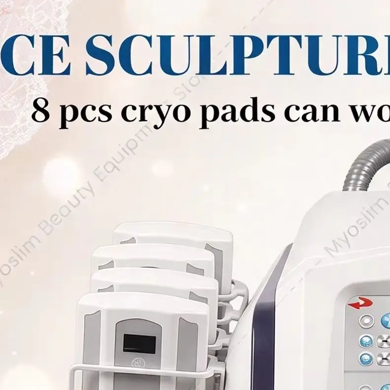 Fat Freezing Machine Cryo Plates Ems 8 Plates Cool Tech Weight Loss Machine Cryo Plate Fat Freeze Machine Cryo Slimming  B51
