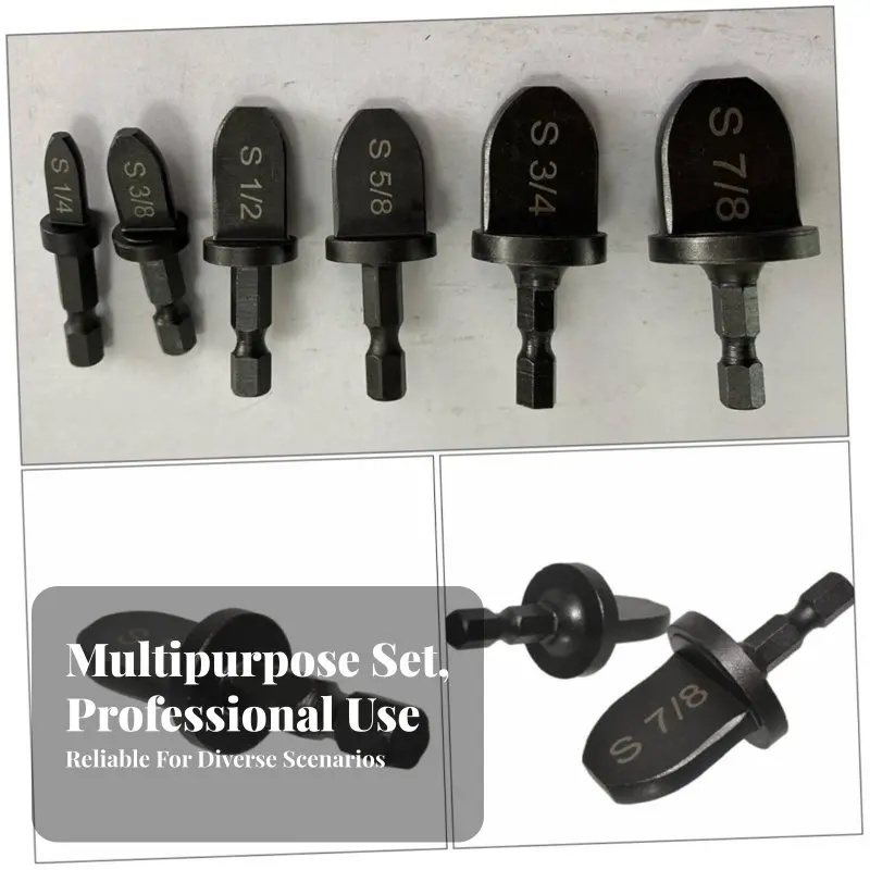 

Набор из 6 насадок-расширителей для медных труб, простой в использовании инструмент для развальцовки труб систем отопления и охлаждения