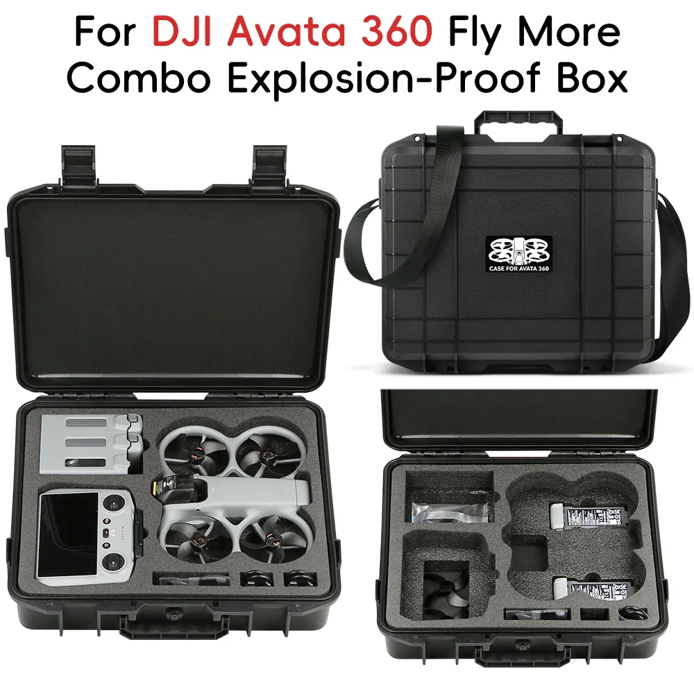 

Противоударный кейс-футляр для DJI Avata 360, коробка для хранения, аксессуар для дрона