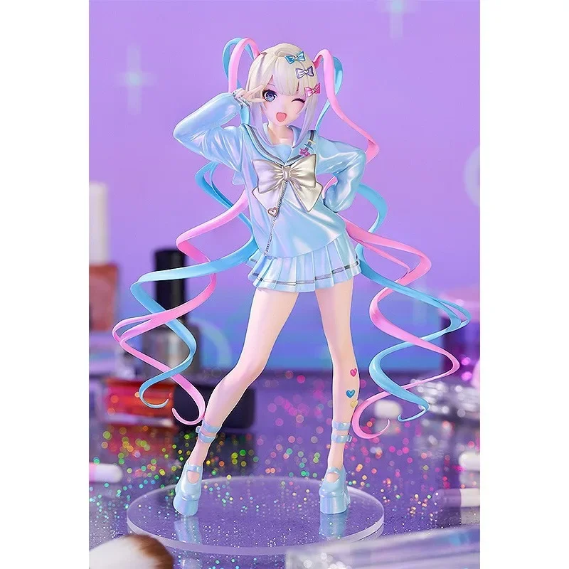 Good Smile Genuine POP UP PARADE NEEDY GIRL OVERDOSE Anime Figure KAnge Rain Action Toys for Boys Girls Gift Collectible Model