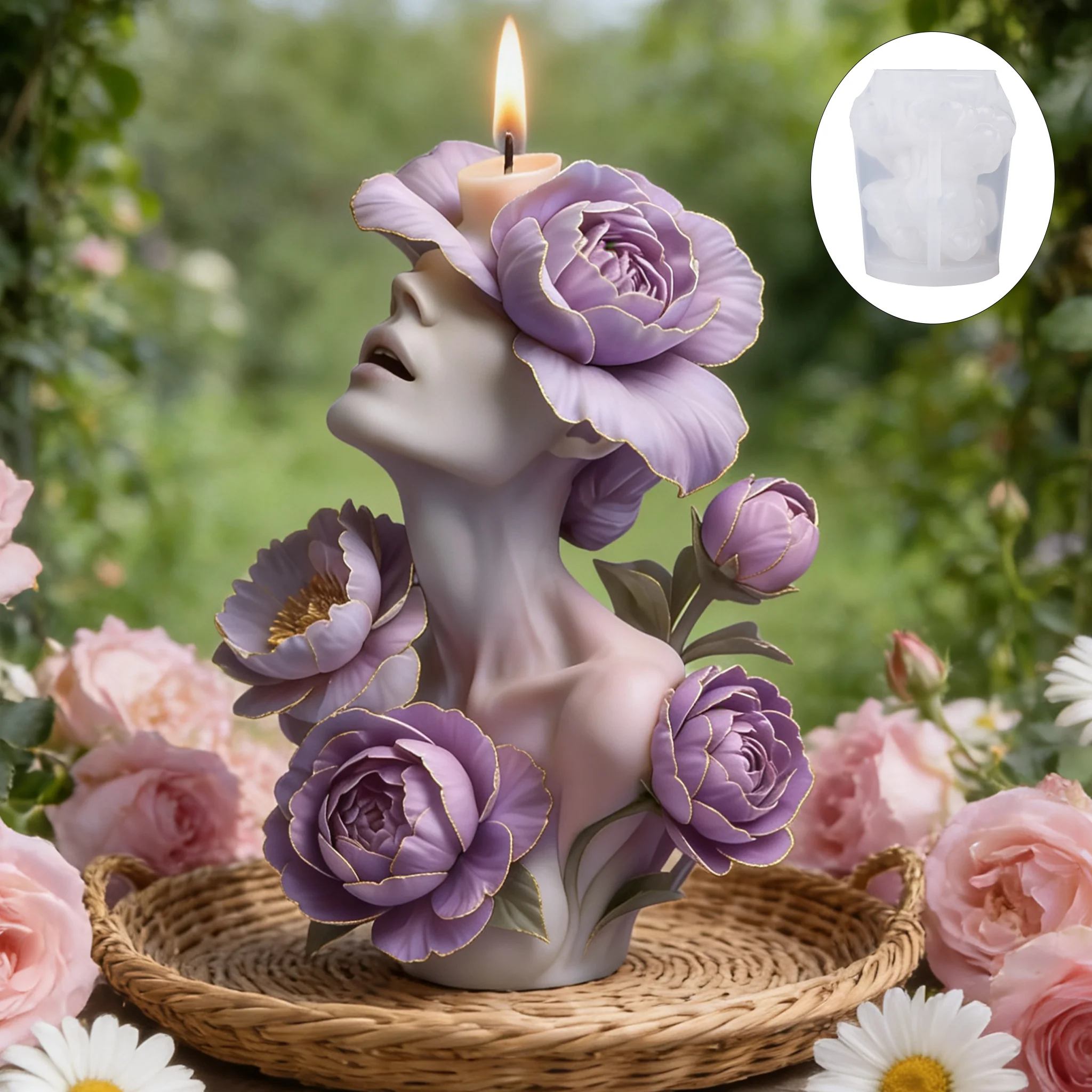 Purple Peony Goddess Candle Mo - Scented Candle Luxury recension och pris