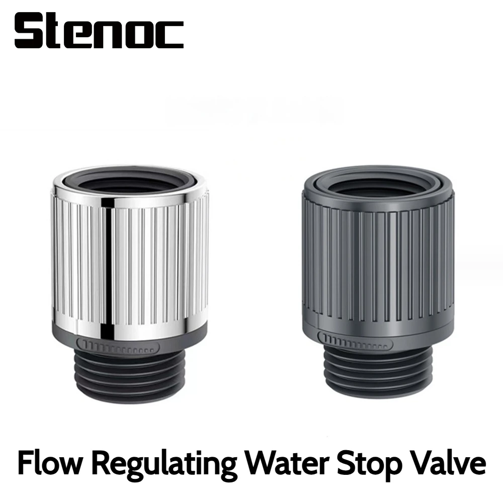 ABS Shower Head Water Flow Regulator Shower Water Pressure Control Restrictor Rotatable Valve Flow Regulator Bathroom Accessorie