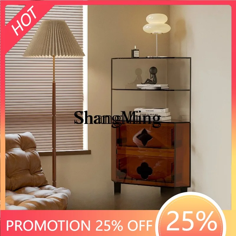

CL triangle cabinet simple acrylic corner rack corner wine wall corner storage cabinet