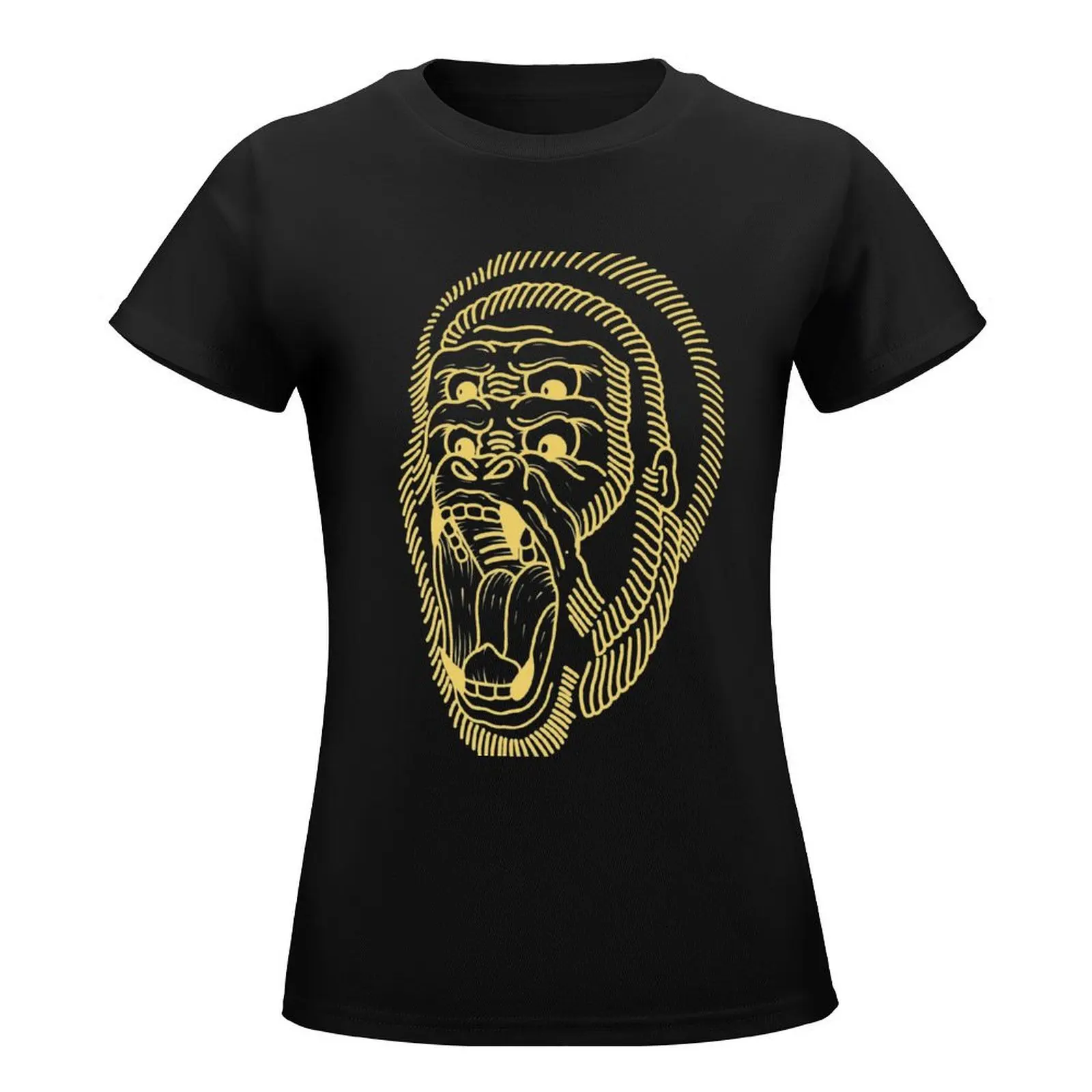 doubledecker gorilla T-Shirt anime Female clothing blanks designer clothes Women luxury