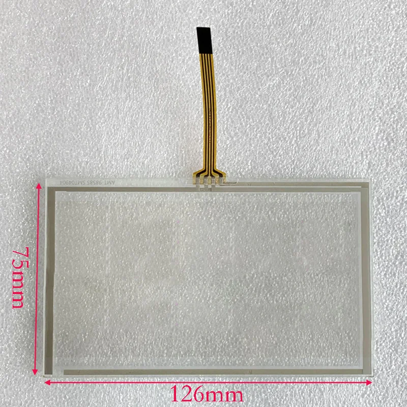 ทัชแพดสำหรับ Hitech PWS6500S PWS6500S-S Resistive กระจกหน้าจอสัมผัสแผง126*76มม.