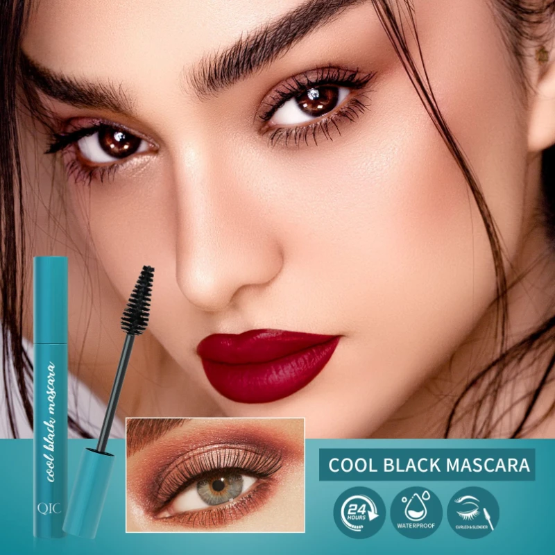 3D Mascara Waterproof Long Lasting Lash Cool Black Eyelashes Silk Fiber Lengthening Naturally Slender Non-smudged Makeup