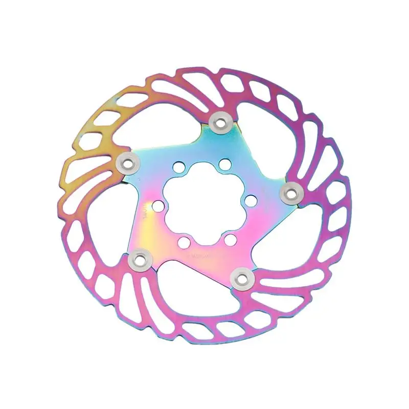 

Bike Brake Rotor Colorful Brakes For Disc Bikes Brakes For Disc Bikes Solid Disk Brake Cycling Accessory For Mountain Bicycle