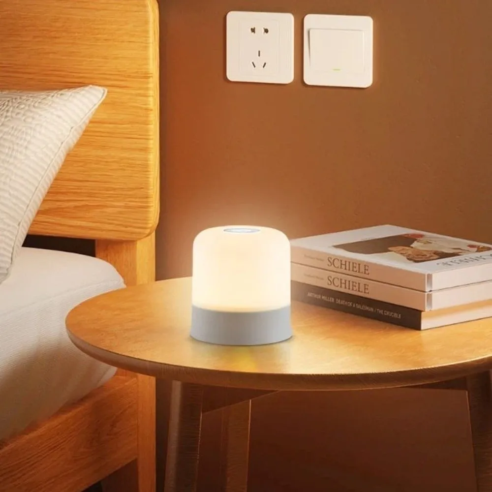 

Creative Touch screen LED Night Light USB Rechargeable Soft Light Table Lamp Gift Bedroom Decor Touch Night Lamp Bedroom