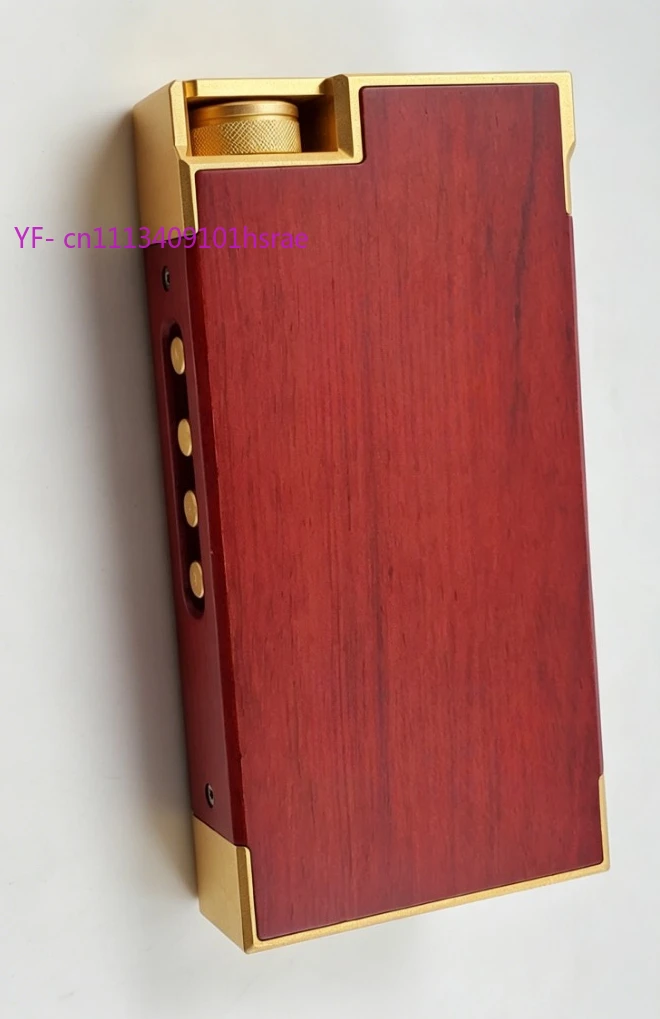 LP6 Gold Edition HiFi Music Player, Red Wood & Gold Frame Portable High-Fidelity Audio Player, DSD Lossless Digital Audio Player