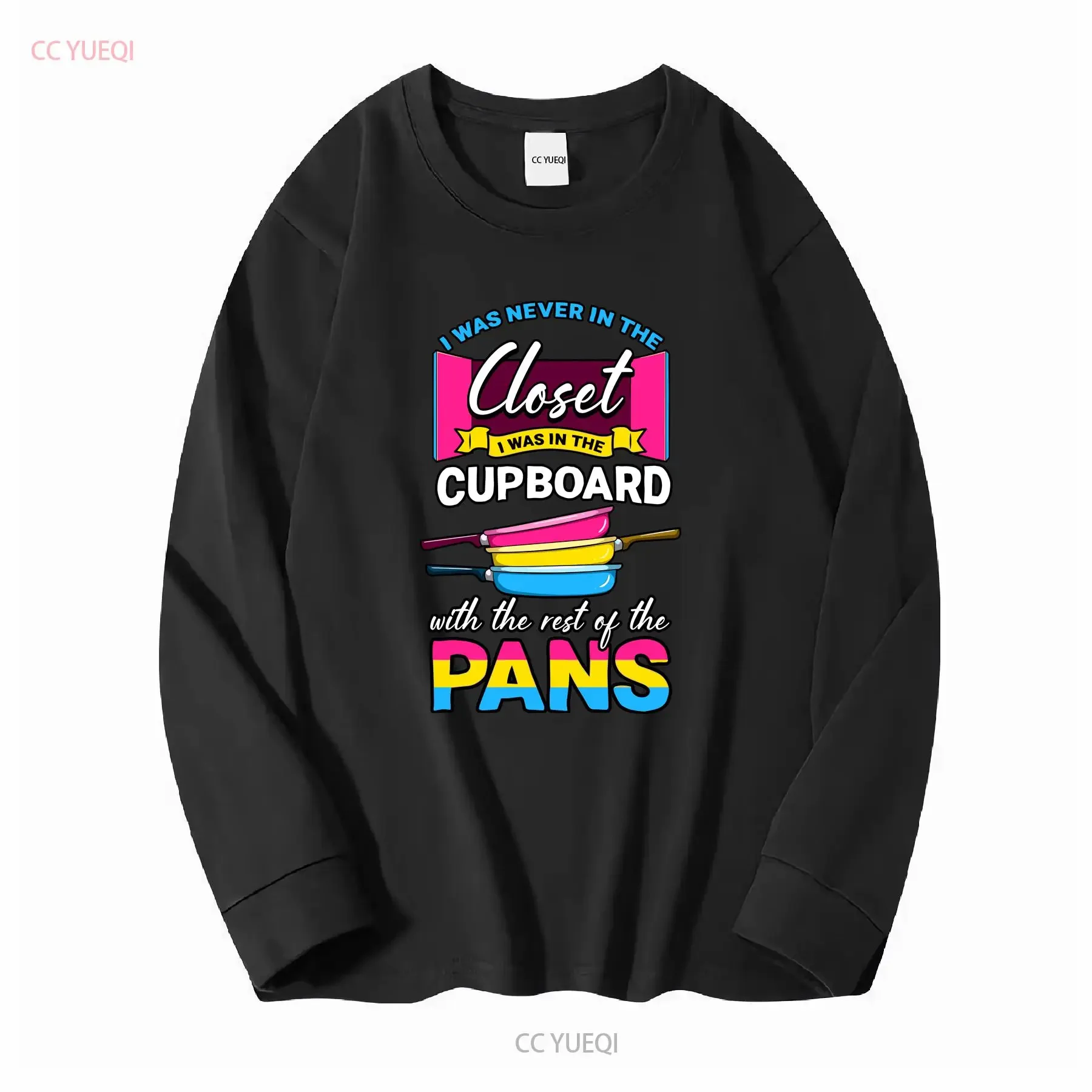 I Was Never In The Closet Cupboard With Rest Of Pans T Shirt Pansexual Pride For Gay Lesbian Bisexual LGBT Flag Pan vintage