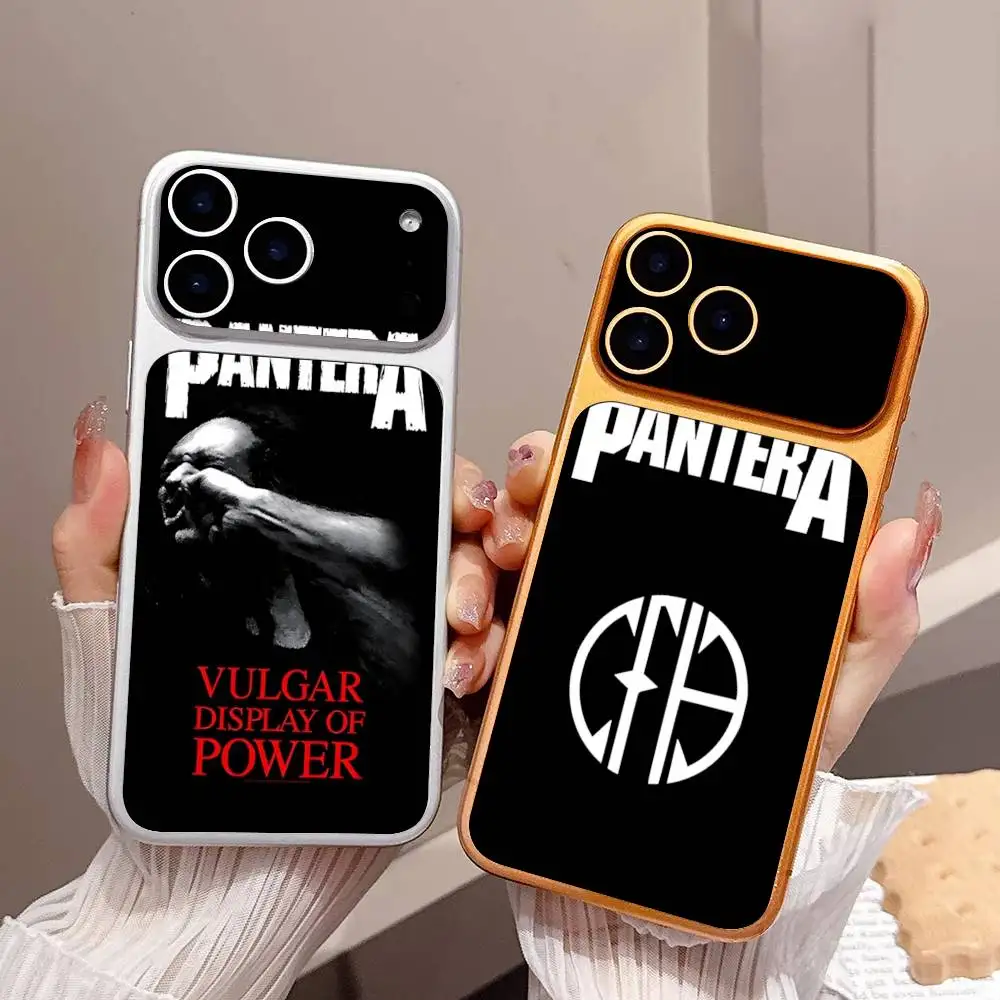 Dark Heavy Metal Rock P-PanteraS Band Back Protective Decal Skin Wrap Sticker For IPhone 17 Pro 17 Pro Max view 2