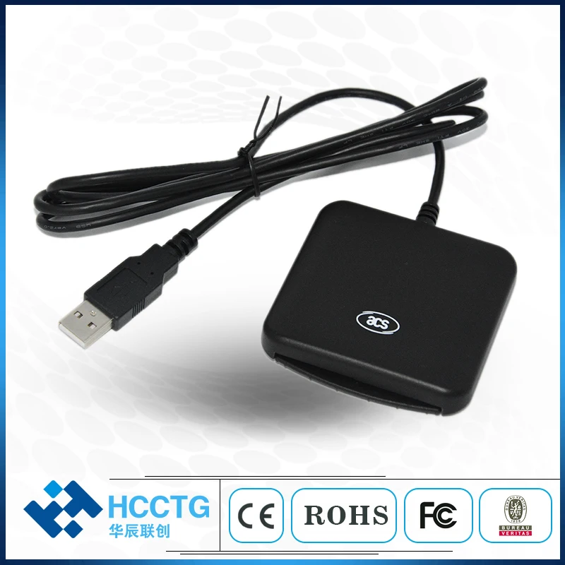 

USB ISO 7816 Type A PC-LINK Contact IC Chip PC SC Compliant Smart Card Reader ACR39U-U1