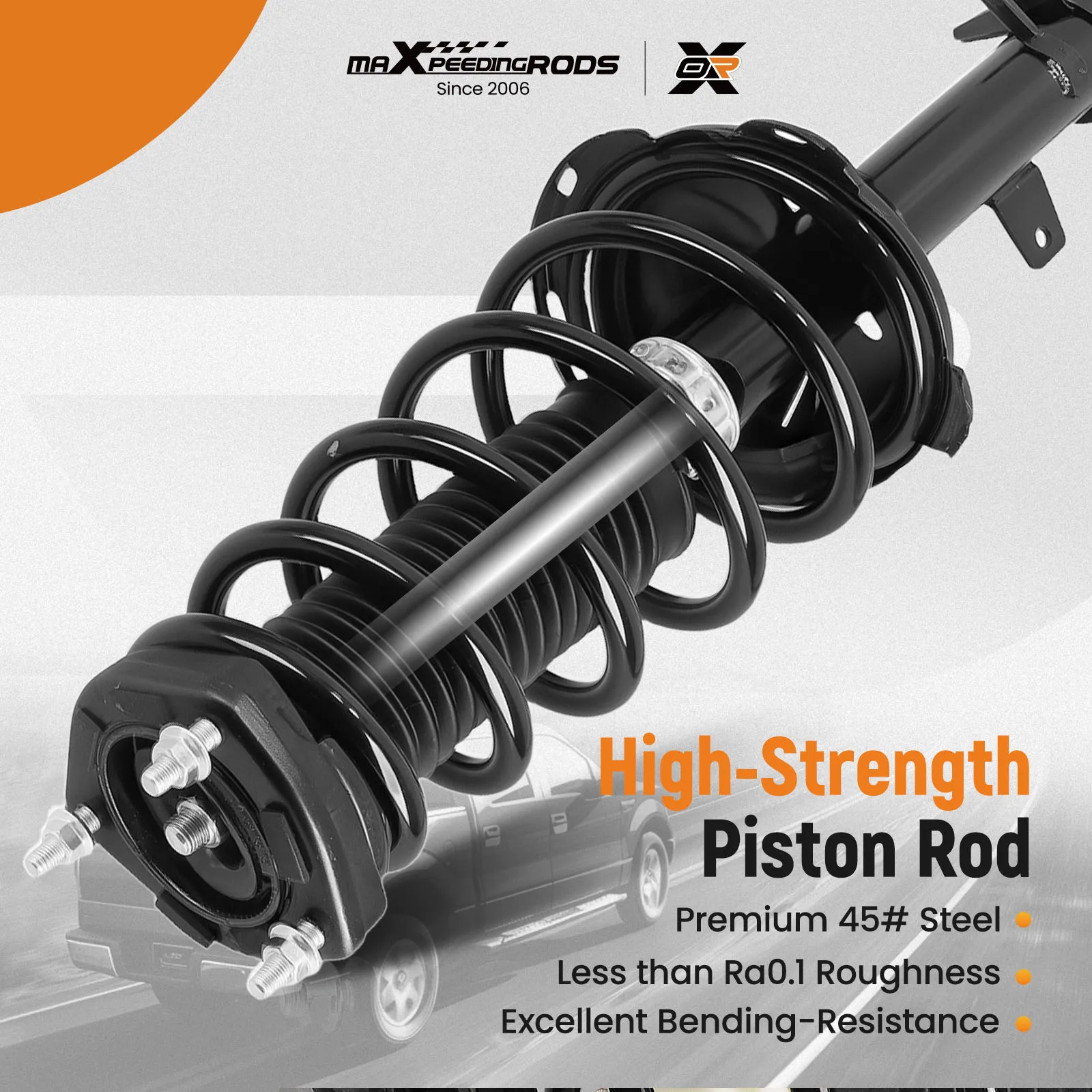 Pair Rear Shocks Struts Coil Spring Assembly For 2008-2013 Toyota Highlander AWD