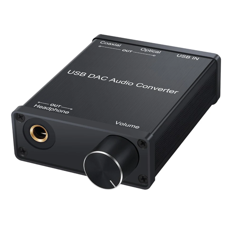 

Адаптер аудиоконвертера USB ЦАП с усилителем для наушников USB-коаксиальный S/PDIF цифро-аналоговый 6,35 мм аудио звуковая карта