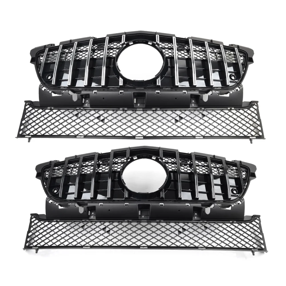 Car Front Bumper Racing Grill GTR Style Radiator Hood Grille For Mercedes Benz SLK Class R172 SLK200 SLK350 SLK250 2011-2016