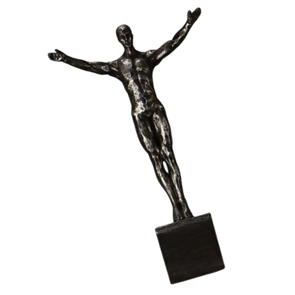 

Diving Man Wall Sculpture Resin Statue Modern Hanging Wall Art for Bar Living Room Office Decor Vintage Industrial Style