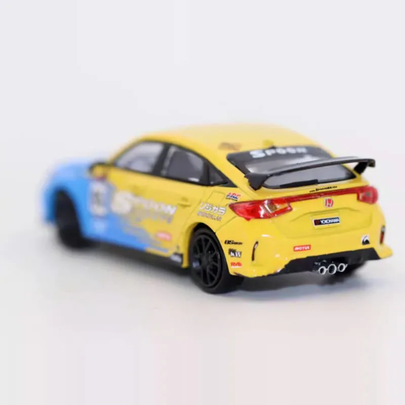 Para 1/64 Maßstab 2023 Honda Civic FL5 Legierung Simulation Auto Modell Statische Sammlung Dekoriert Urlaub Geschenke Spielzeug Souvenir Geschenk