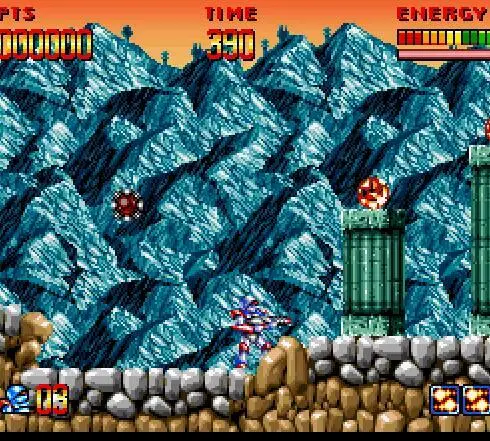 Super Turrican 16 Bit Grote Grijze Game Card Voor Ntsc Game Player