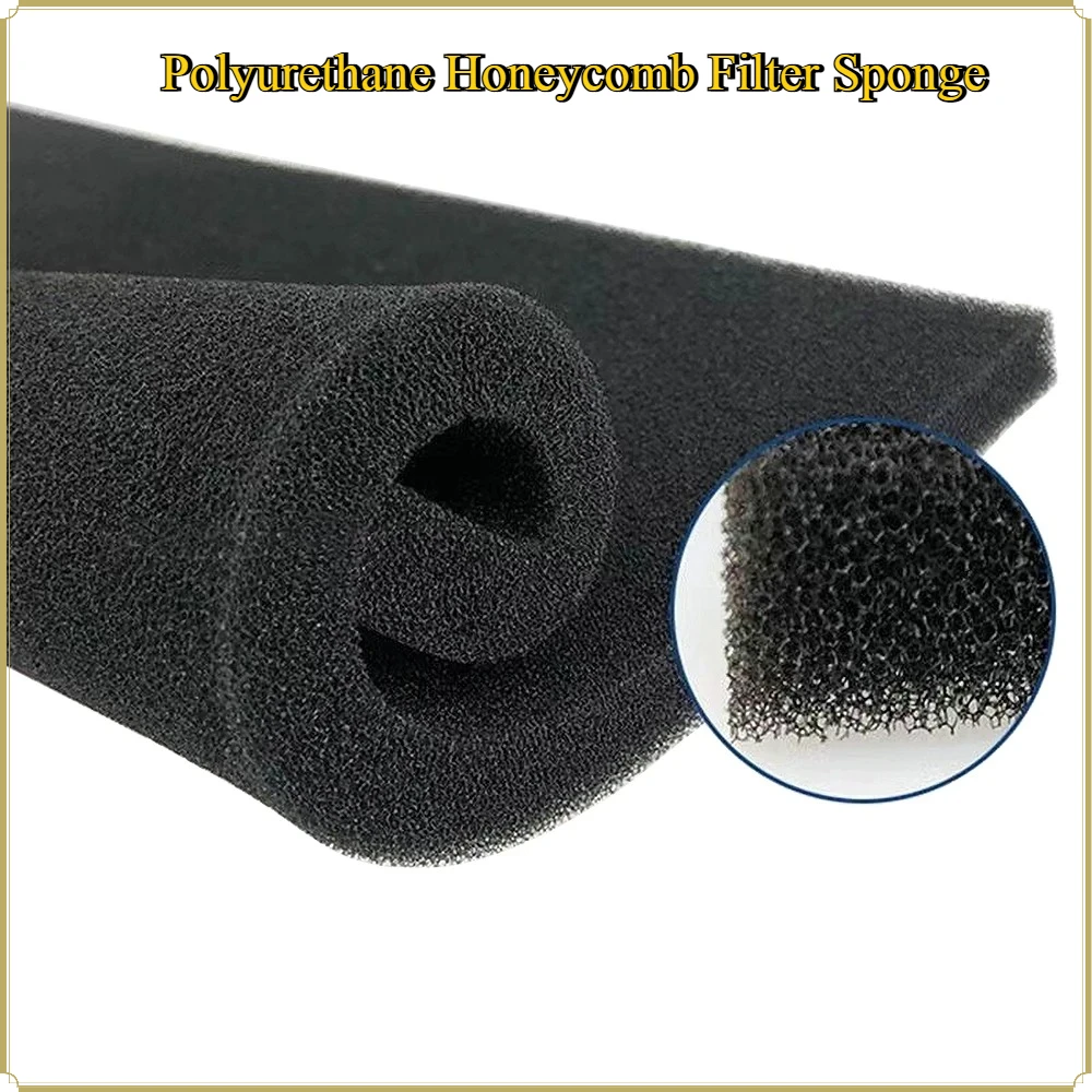 Polyurethane Honeycomb Filter Sponge Flame Retardant Dustproof Foam for Air Conditioner Air Compressor Filtration