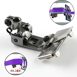 Industrial three-needle five-thread interlock stitching tape with 5.6 presser foot