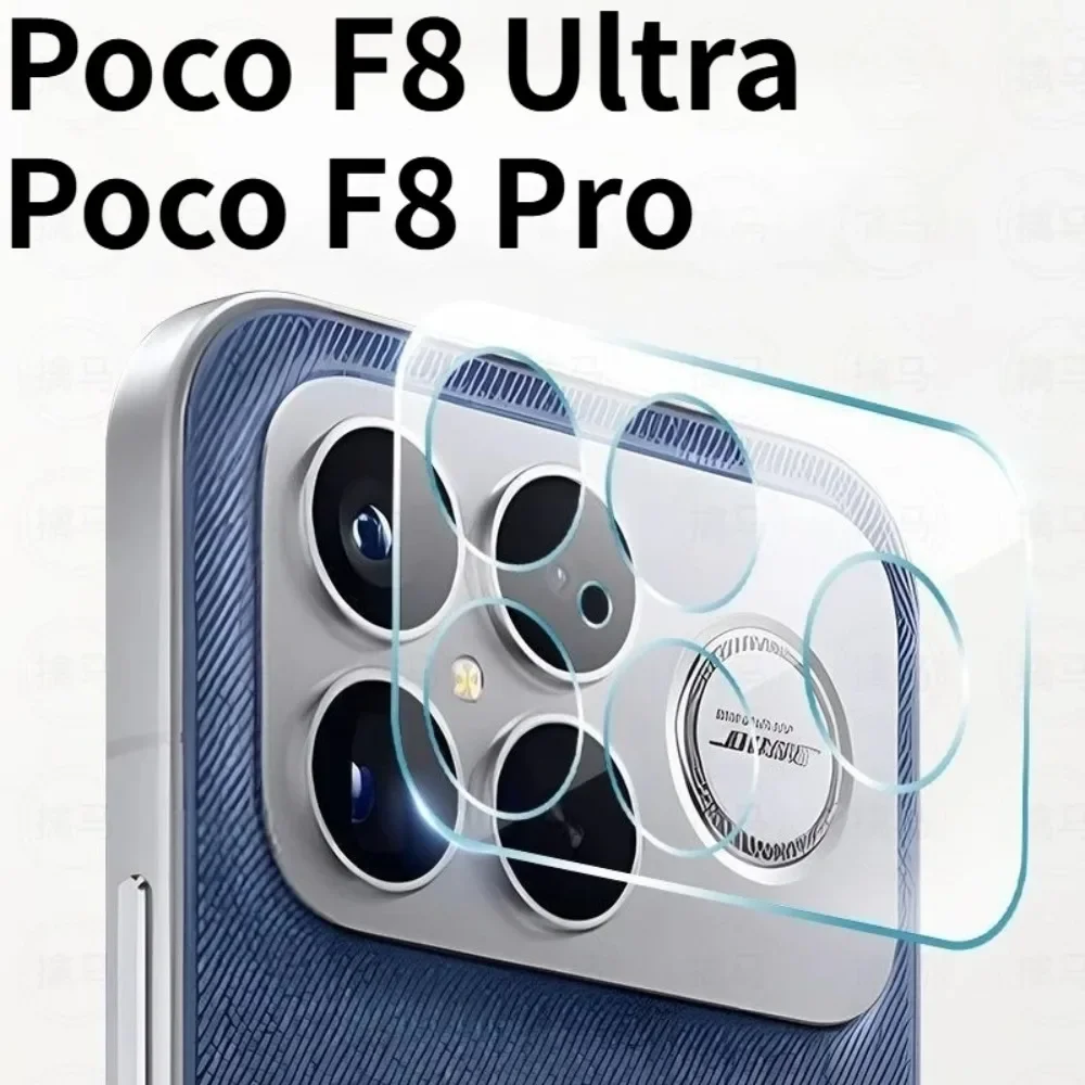 

2PCS Rear Tempered Glass Sticker For Poco F8 Pro Ultra C85 Redmi K70 K70 Pro Note13 14 15 Pro+ 4G 5G 3D Camera Lens Protectors