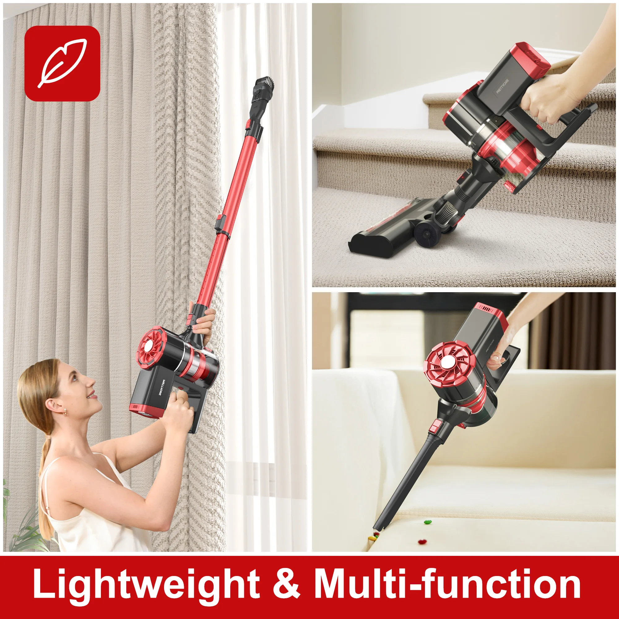 Home Floor Vacuum Cleaner Dry Vacuum Cleaner Rechargeable Household Wireless Vacuum Cleaner