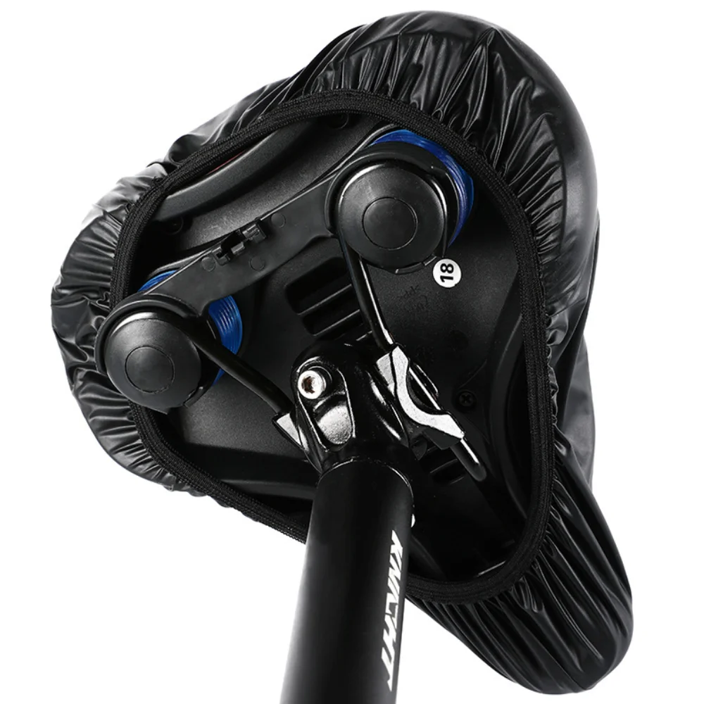 

New PVC Bicycle Seat Cushion Cover Sunscreen Waterproof Saddle Dust Cover Stretchable Dustproof Seat Cushion Rain Cover Bicycle