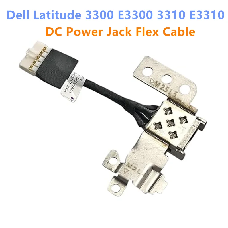 

New For Dell Latitude 3300 3310 E3300 E3310 LAPTOP DC POWER JACK DC-IN CHARGING FLEX CABLE 0R9P3M R9P3M 450.0FN03.0001