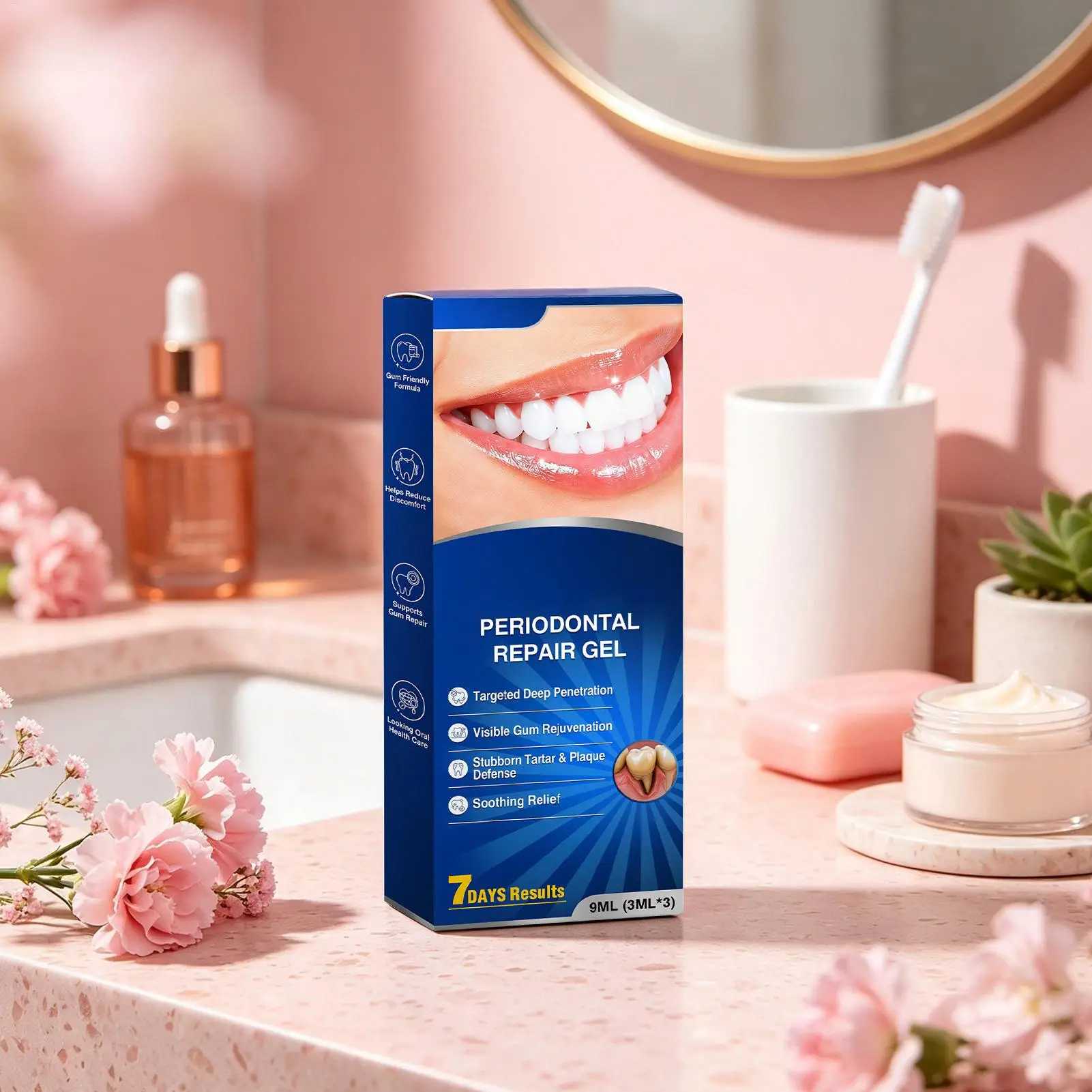 Damaged Gum Repair Care Gel Gum Pain Sensitivity Relief,Deep Cleaning Teeth Stain Tartar Remover,Anti-Cavity Daily OralCare