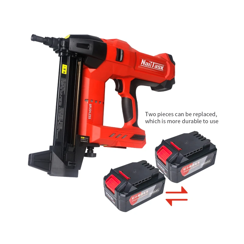 Nailtask DCCN100X2 lithium battery nail gun for concrete door installation