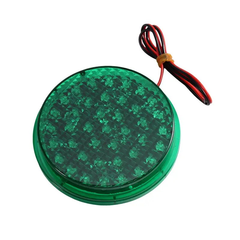 【A17Z】100Mm Diameter Traffic Signal Light Module LED Traffic Signal Light Lampwick No Visor Green