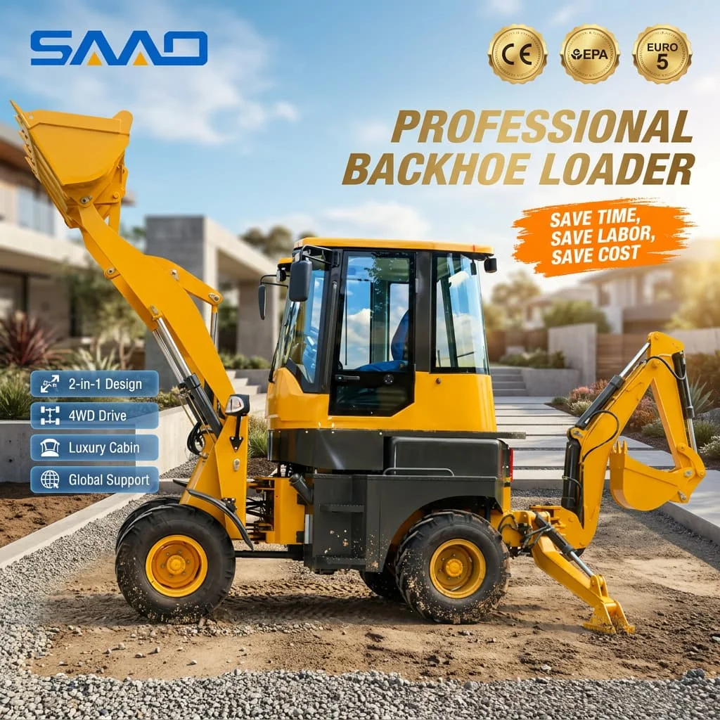 WZ15-10 Easy Operation Backhoe Loader Parts Backhoe Loader Hydraulic Backhoe Loader