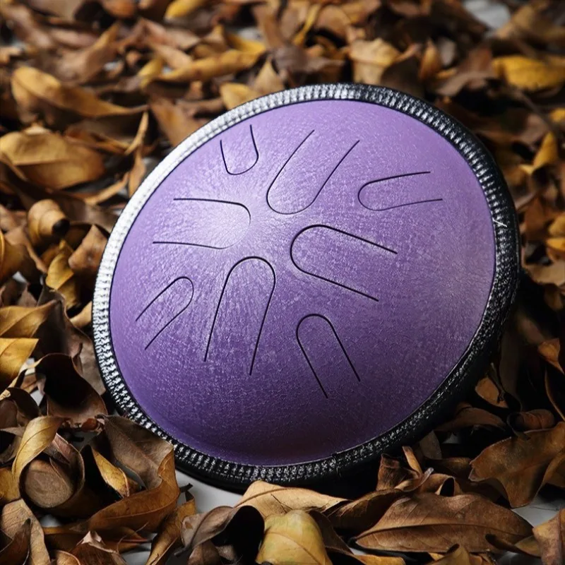 10 بوصة اللسان طبل اليوغا 8 لهجة المحمولة اللسان الطبول التأمل شفاء الدفوف الكبار المبتدئين أدوات قرع #2